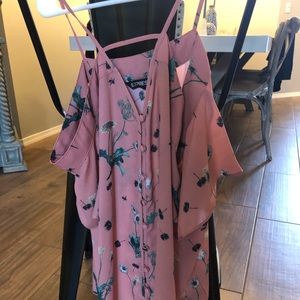 Express cold shoulder blouse